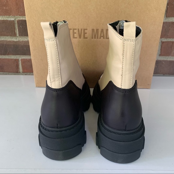 Steve Madden Women’s Jonesy Leather Fashion Zipper Ankle Boots Size US 11 M NEW - Picture 5 of 7